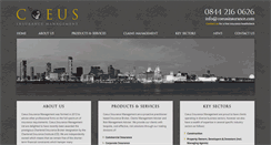 Desktop Screenshot of coeusinsurance.com